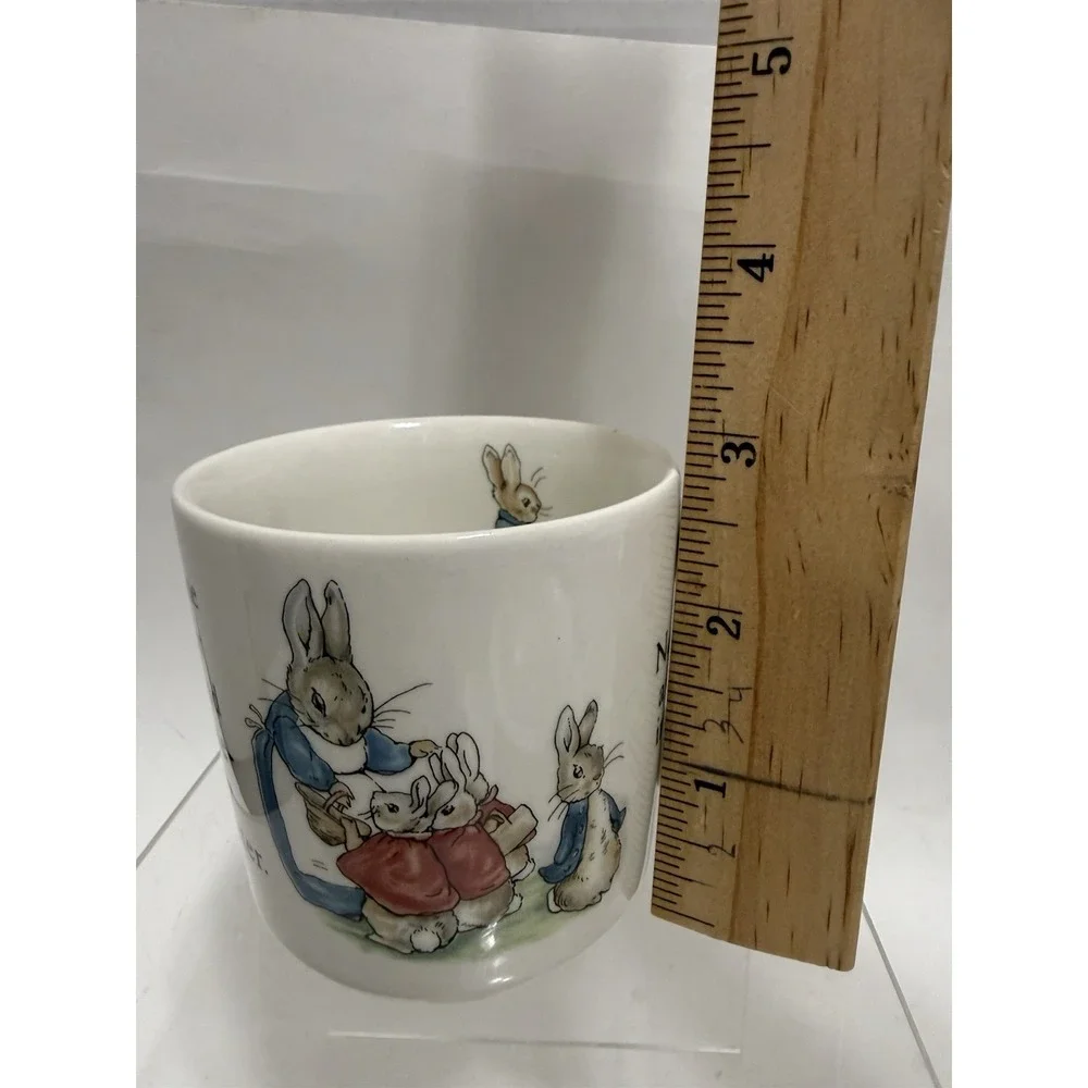 Wedgwood Peter Rabbit Nursery Set Cup Bowl Plate Beatrix Potter Made in England